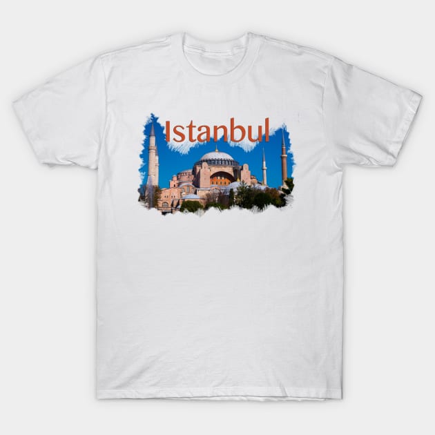 Istanbul - Hagia Sophia T-Shirt by RaeTucker